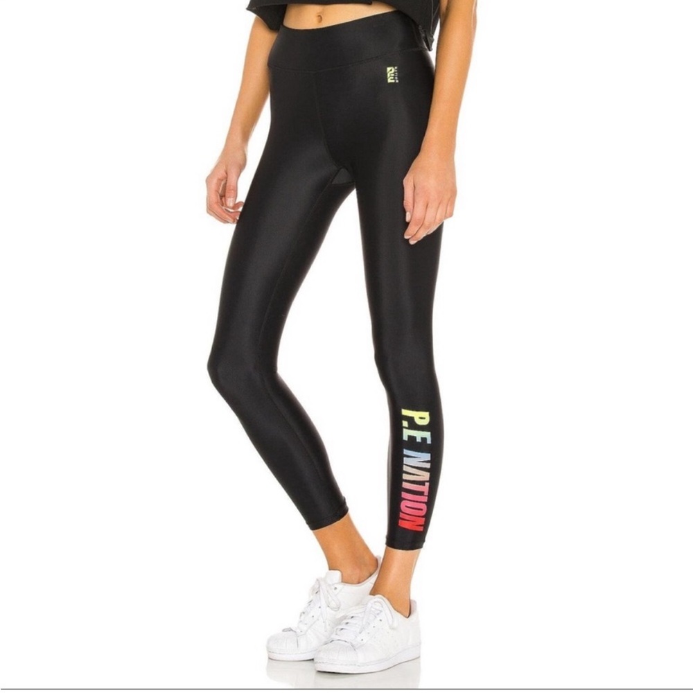 PE Nation Like New Emerging Gradient Rainbow Legging